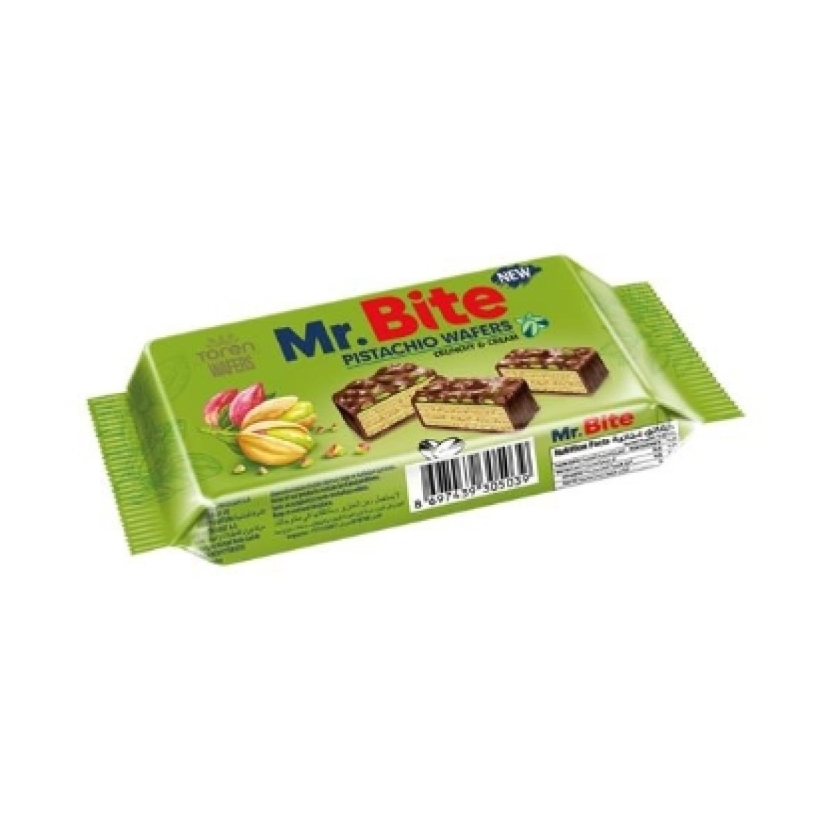 Mr bite pistachio wafer 32gr